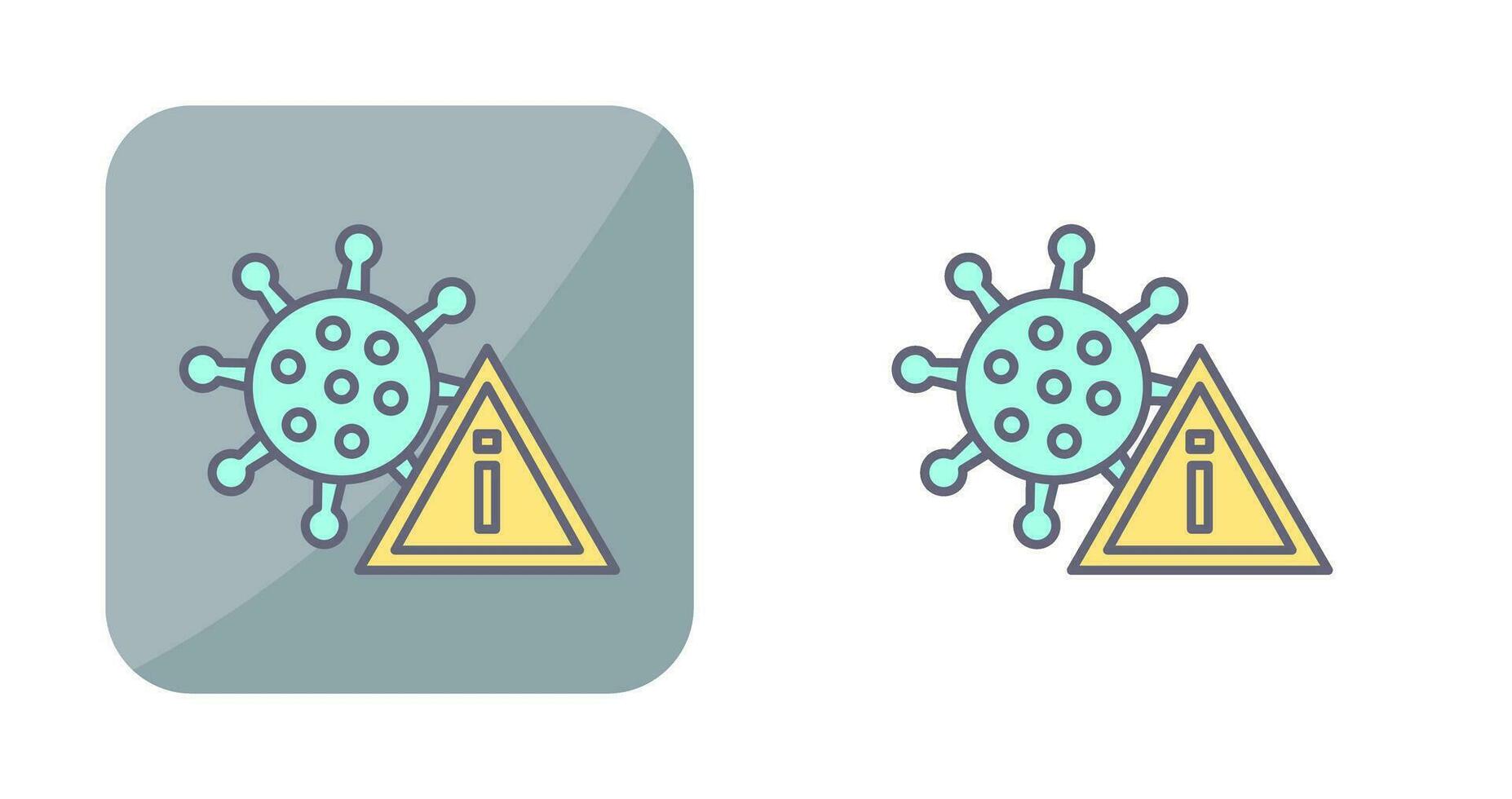 coronavirus vector pictogram