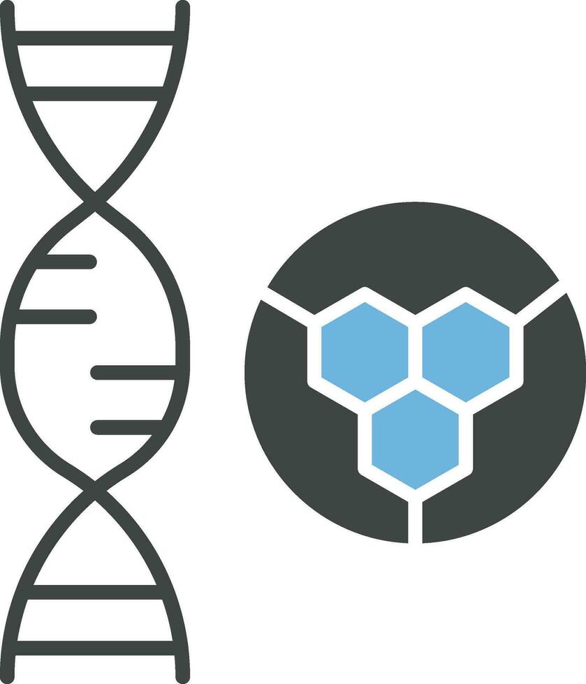 dna icoon afbeelding. vector