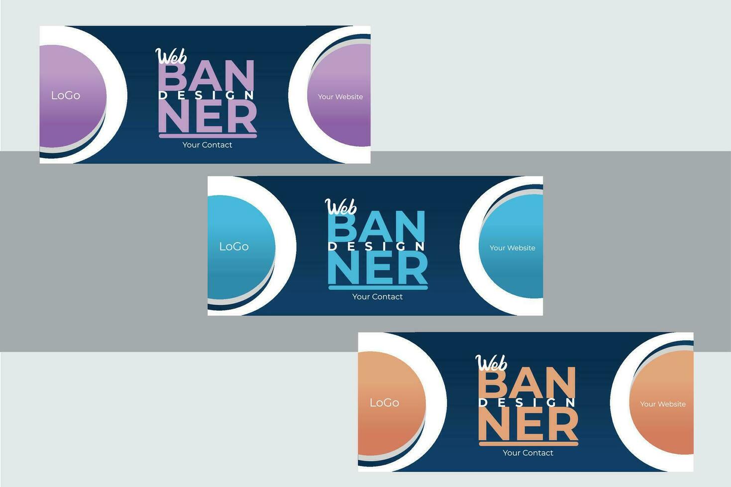 web banier ontwerp sjabloon. vector