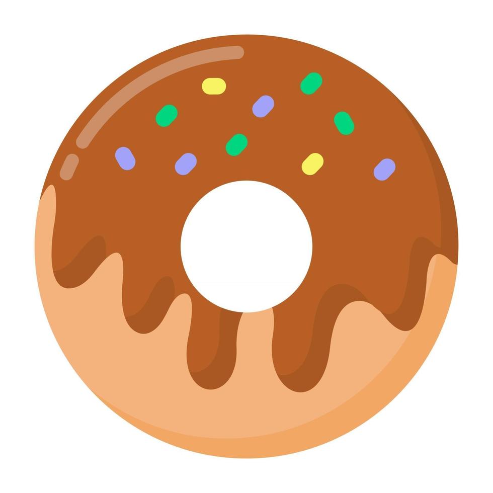 donut en bakkerijproducten vector