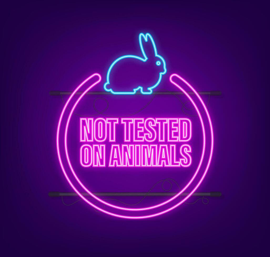 wreedheid vrij roze spandoek. veganistisch embleem. verpakking ontwerp. natuurlijk Product. neon icoon. vector voorraad illustratie