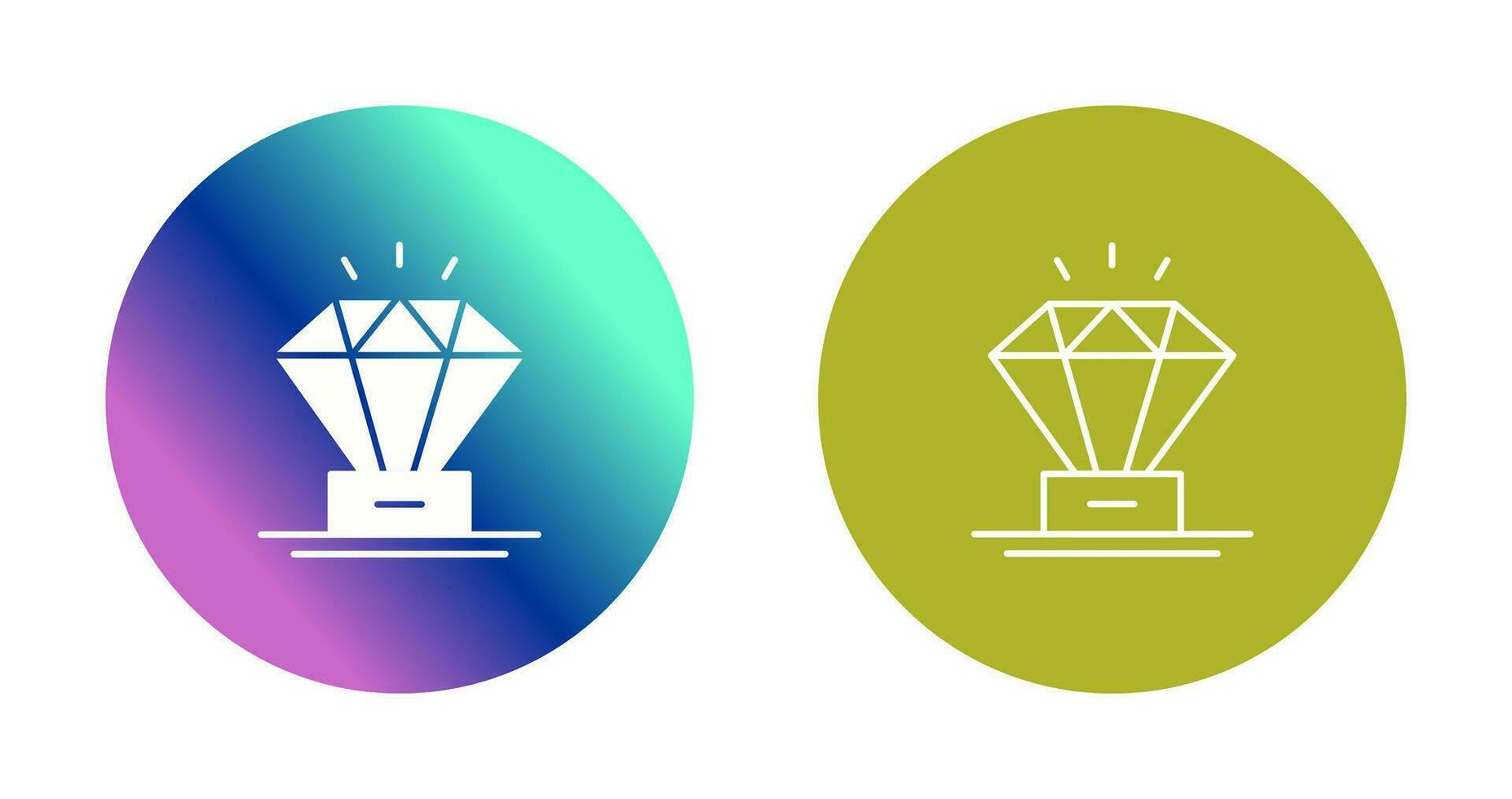 diamant vector pictogram