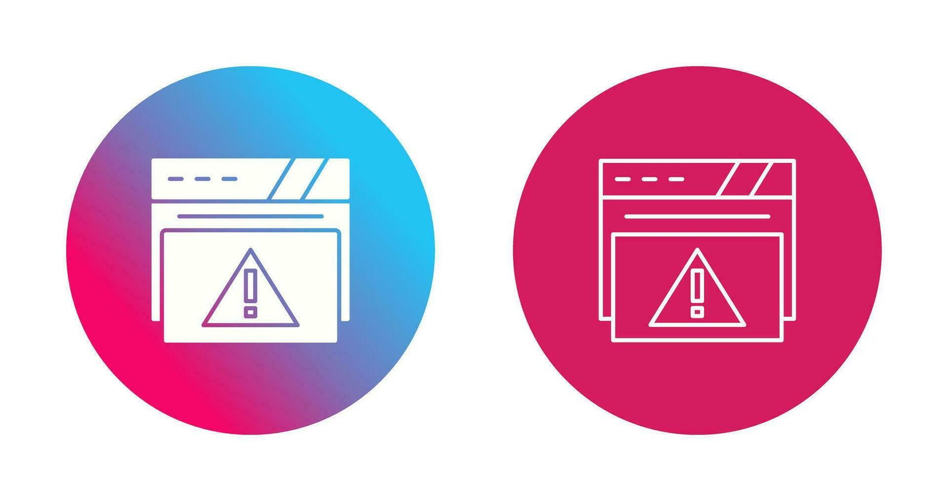 waarschuwing vector pictogram