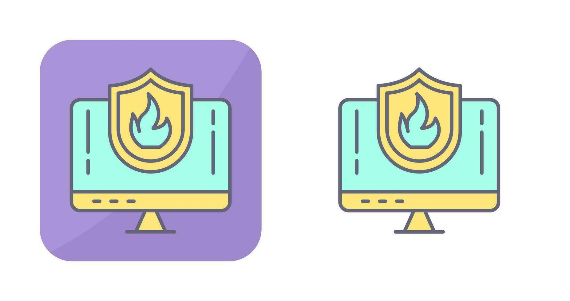 firewall vector pictogram