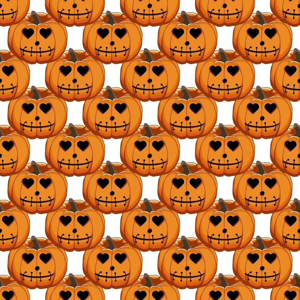 illustratie op thema groot gekleurd patroon halloween vector