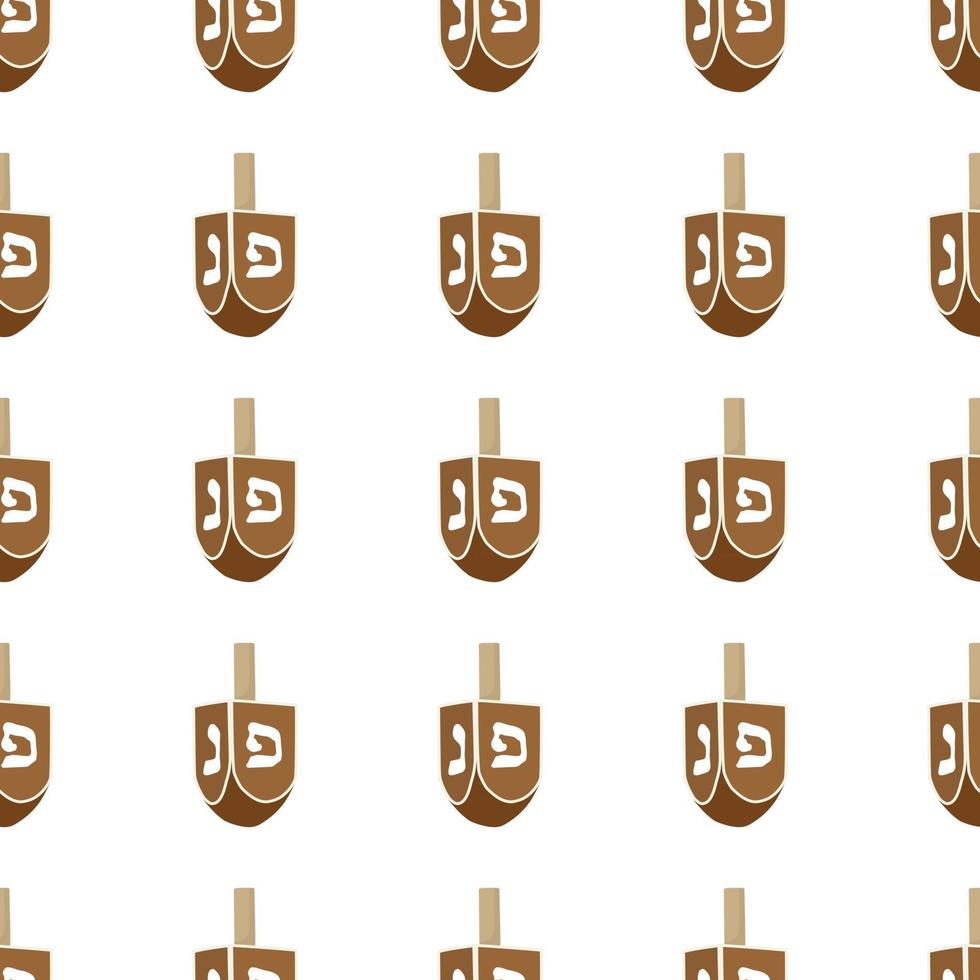 illustratie op thema groot gekleurd patroon dreidel vector