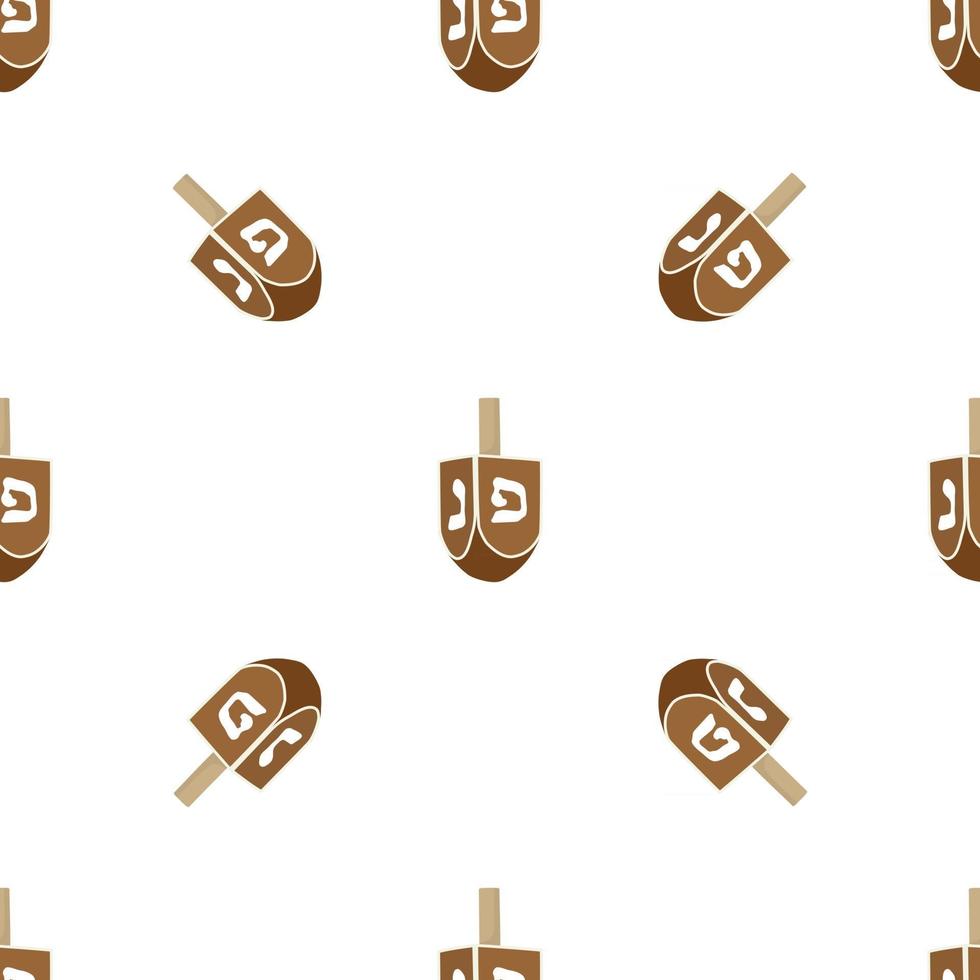 illustratie op thema groot gekleurd patroon dreidel vector