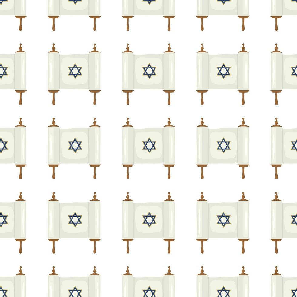 illustratie op thema groot gekleurd patroon torah vector