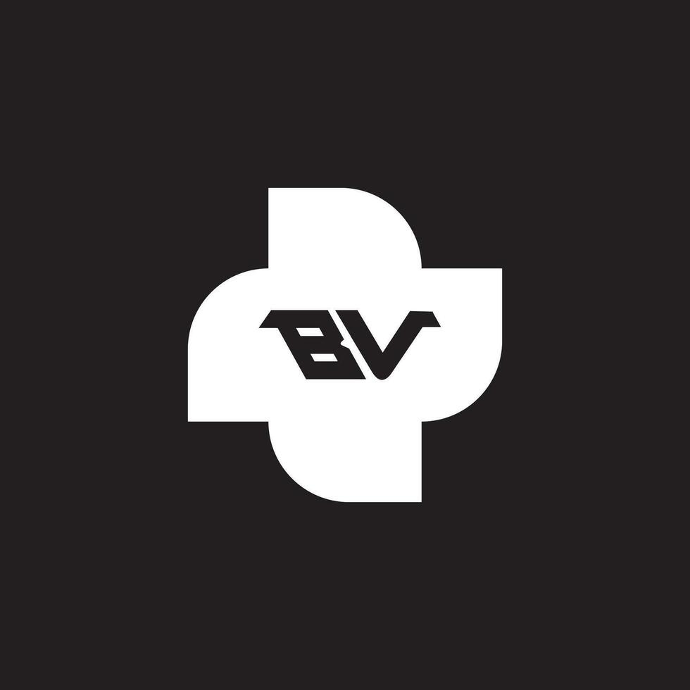 vb bv logo ontwerp vector sjabloon