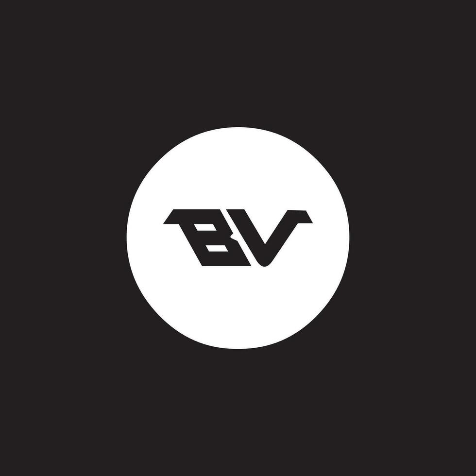 vb bv logo ontwerp vector sjabloon