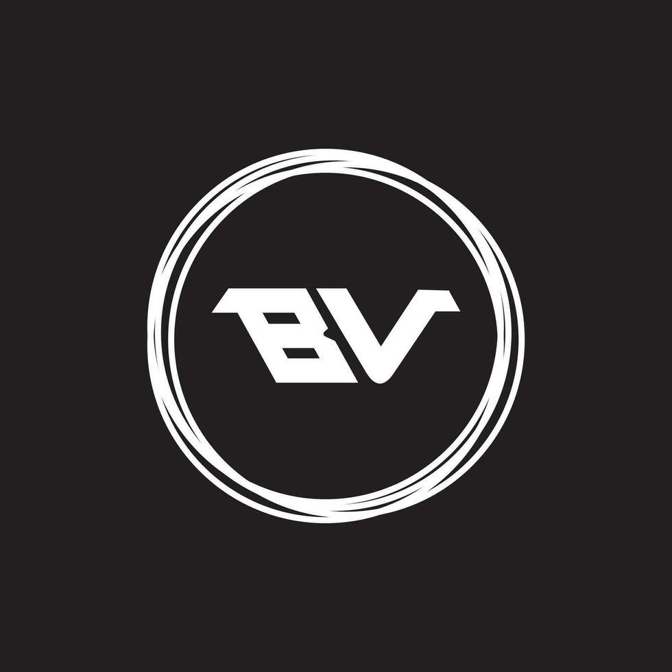 vb bv logo ontwerp vector sjabloon