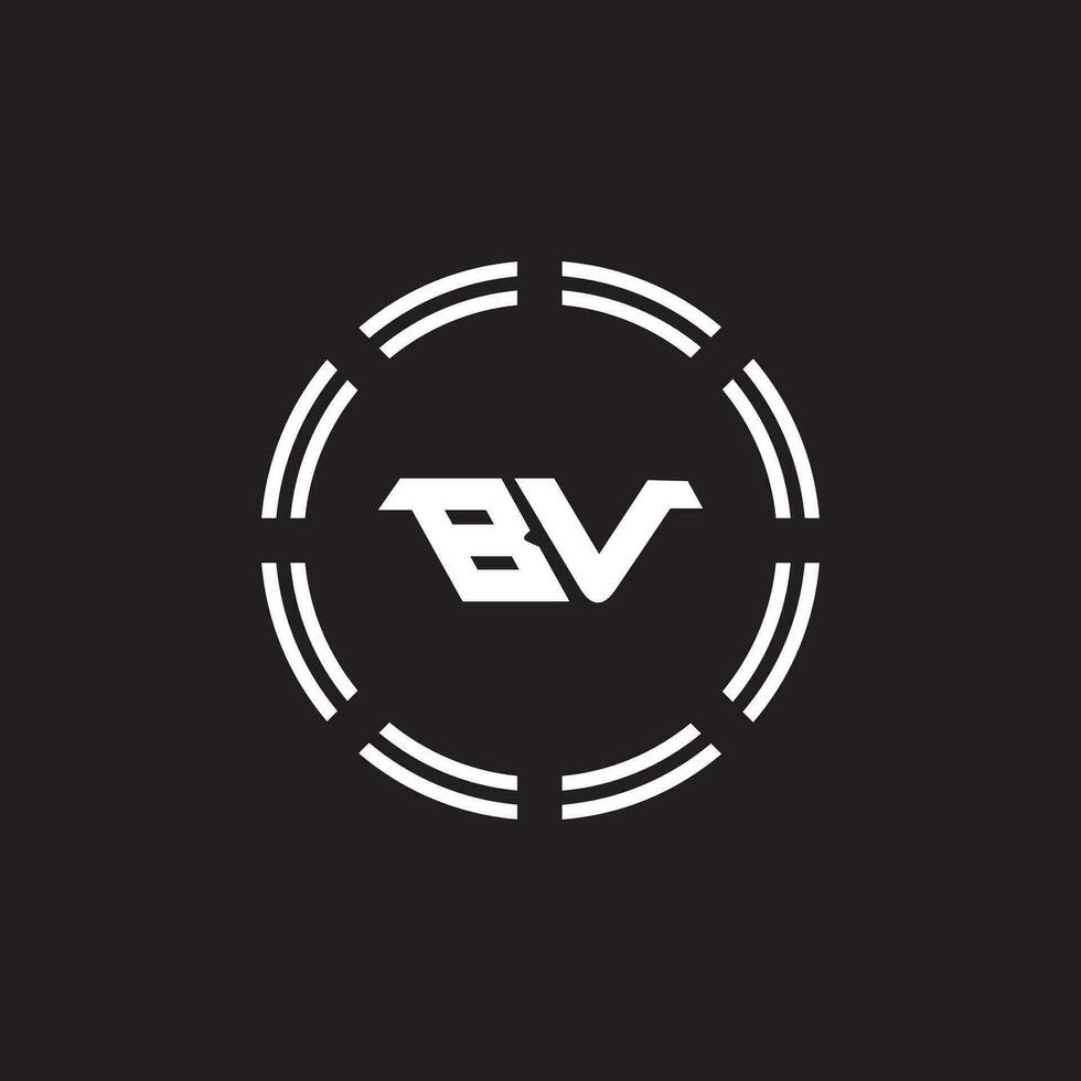 vb bv logo ontwerp vector sjabloon