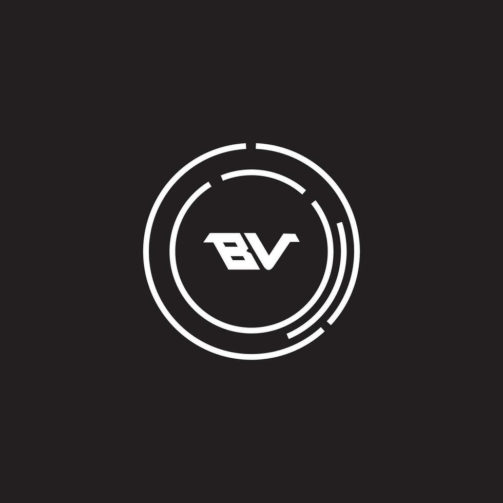 vb bv logo ontwerp vector sjabloon