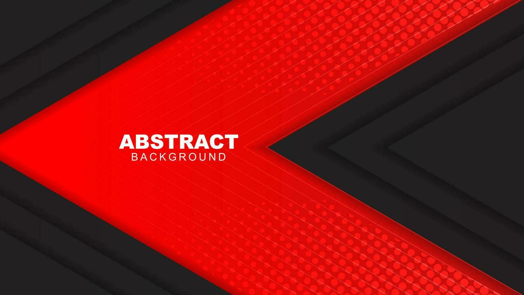 zwart en rood futuristische abstract achtergrond met halftone patroon. modern grafisch ontwerp element toekomst stijl concept voor banier, folder, kaart, of brochure Hoes vector
