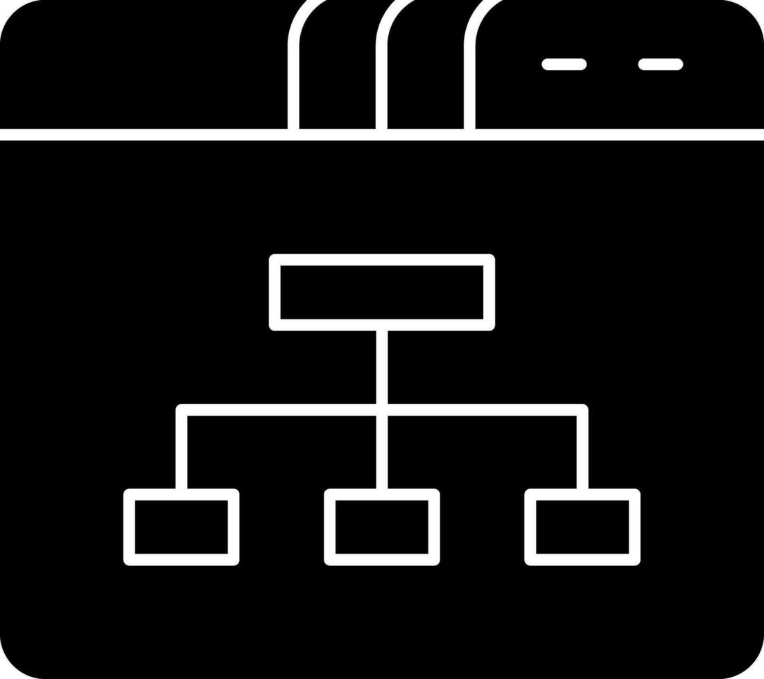 sitemap vector icoon ontwerp