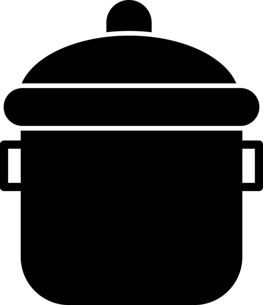 Koken pot vector icoon ontwerp