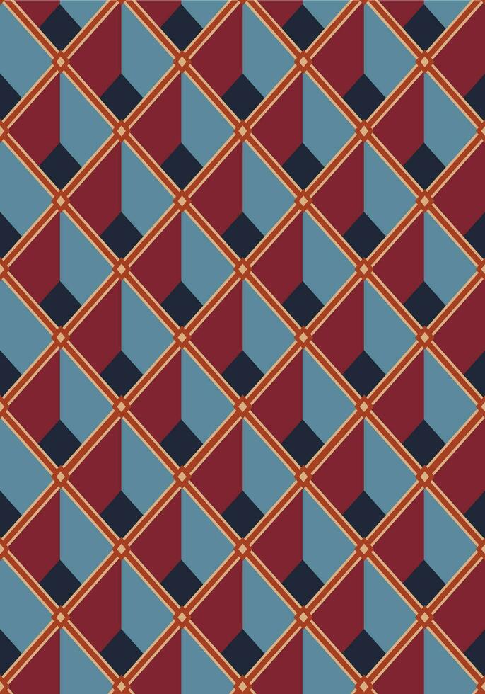 abstract meetkundig patroon met lijnen, ruiten een naadloos vector achtergrond.