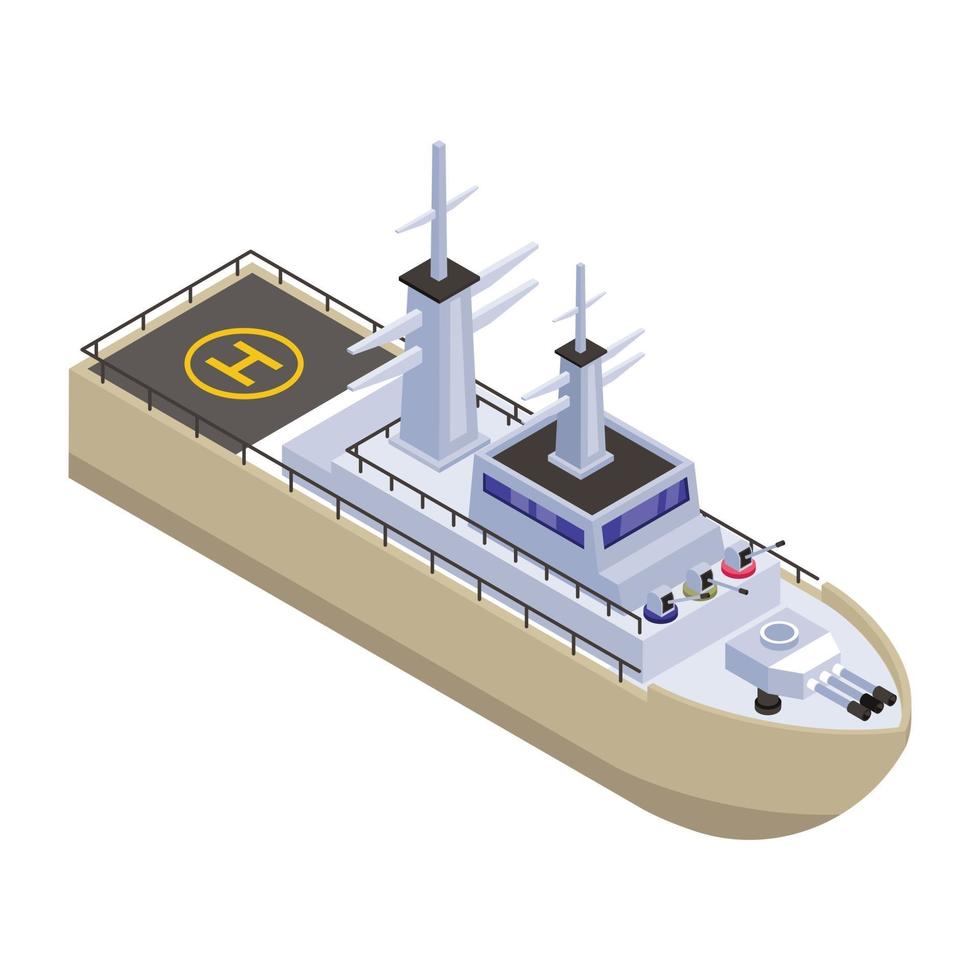 slagschip en oorlogsschepen vector