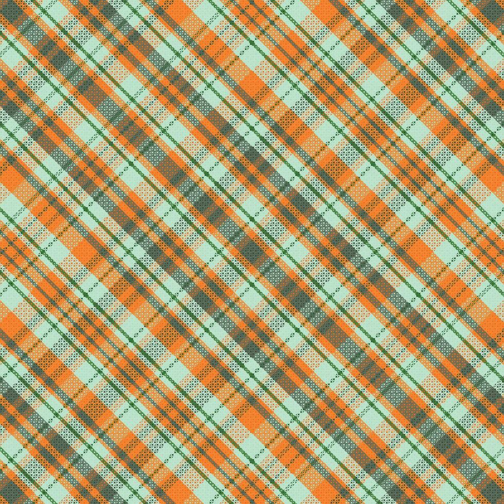 tartan geruite patroon met textuur en koffie kleur. vector