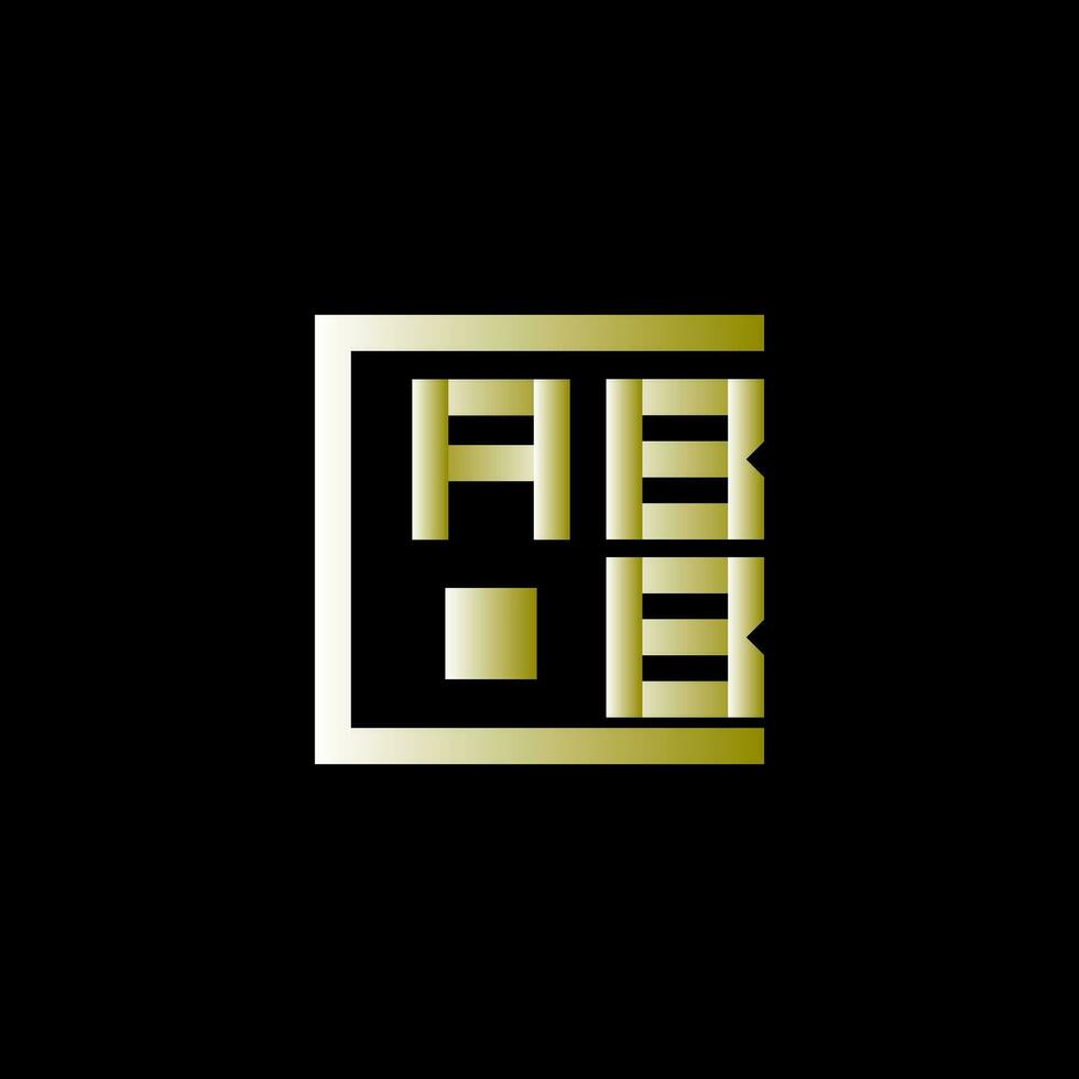 abb brief logo vector ontwerp, abb gemakkelijk en modern logo. abb luxueus alfabet ontwerp