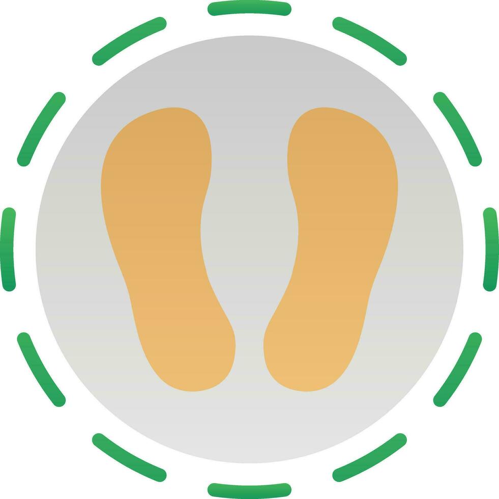 schoen afdrukken vector icoon ontwerp