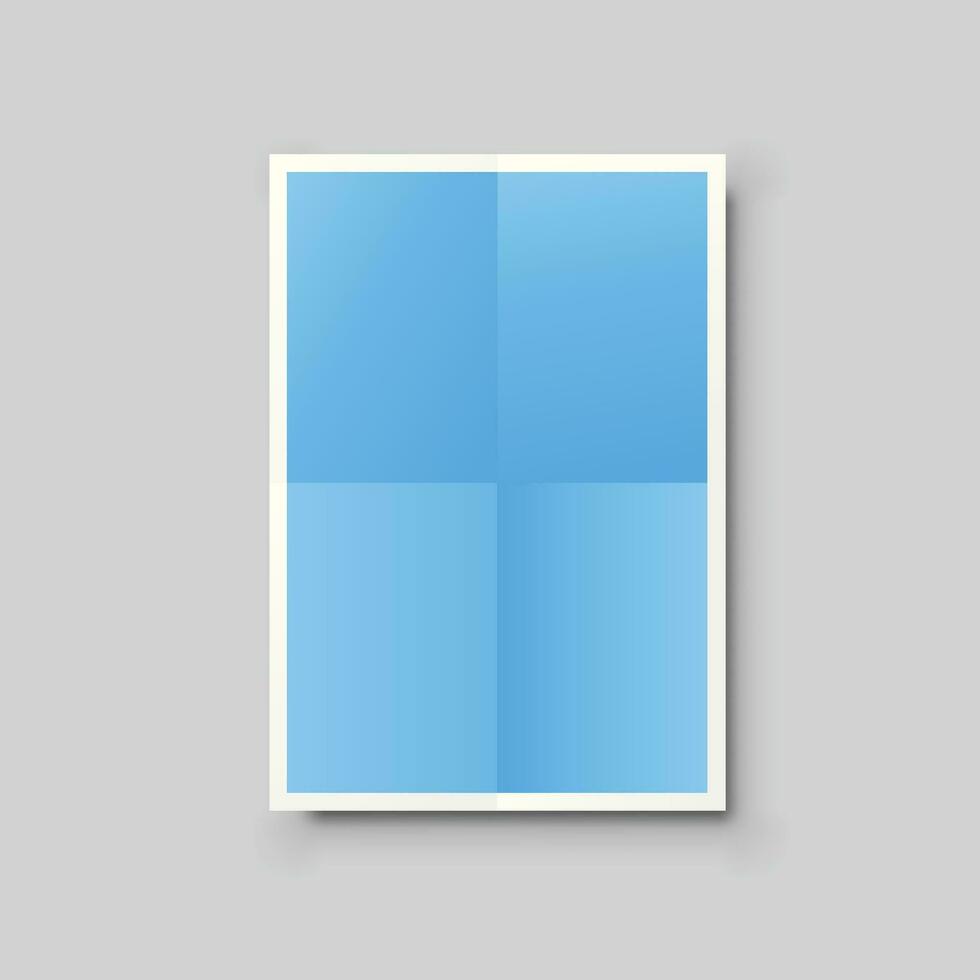 blauw papier lijst vector