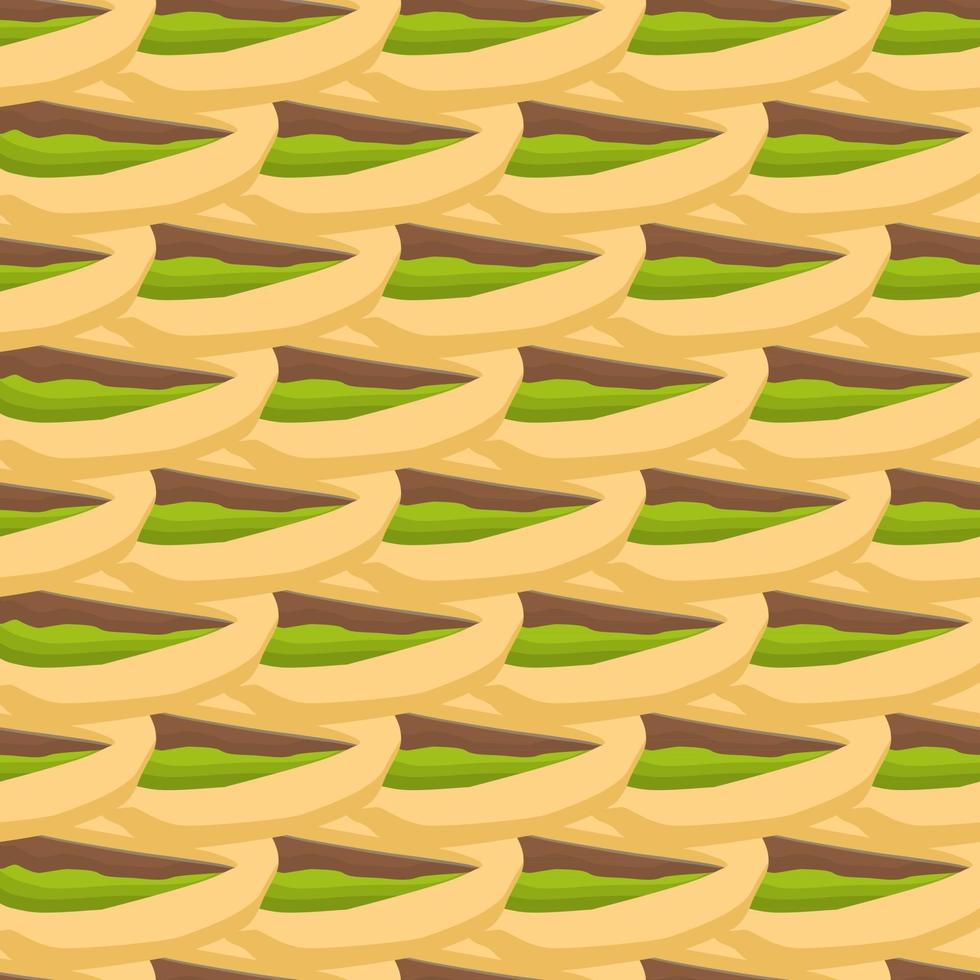 illustratie op thema groot patroon identieke soorten pistache vector