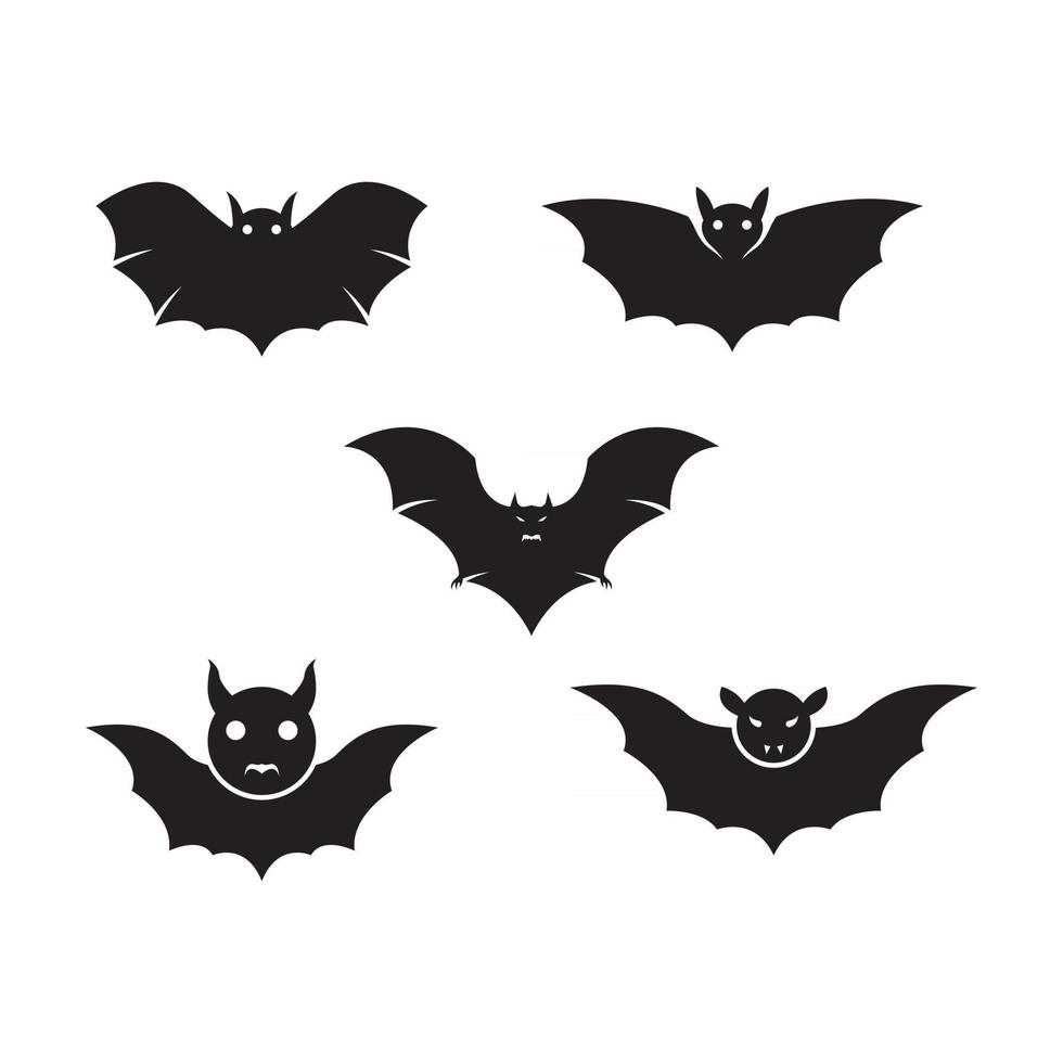 bat afbeeldingen logo ontwerp vector