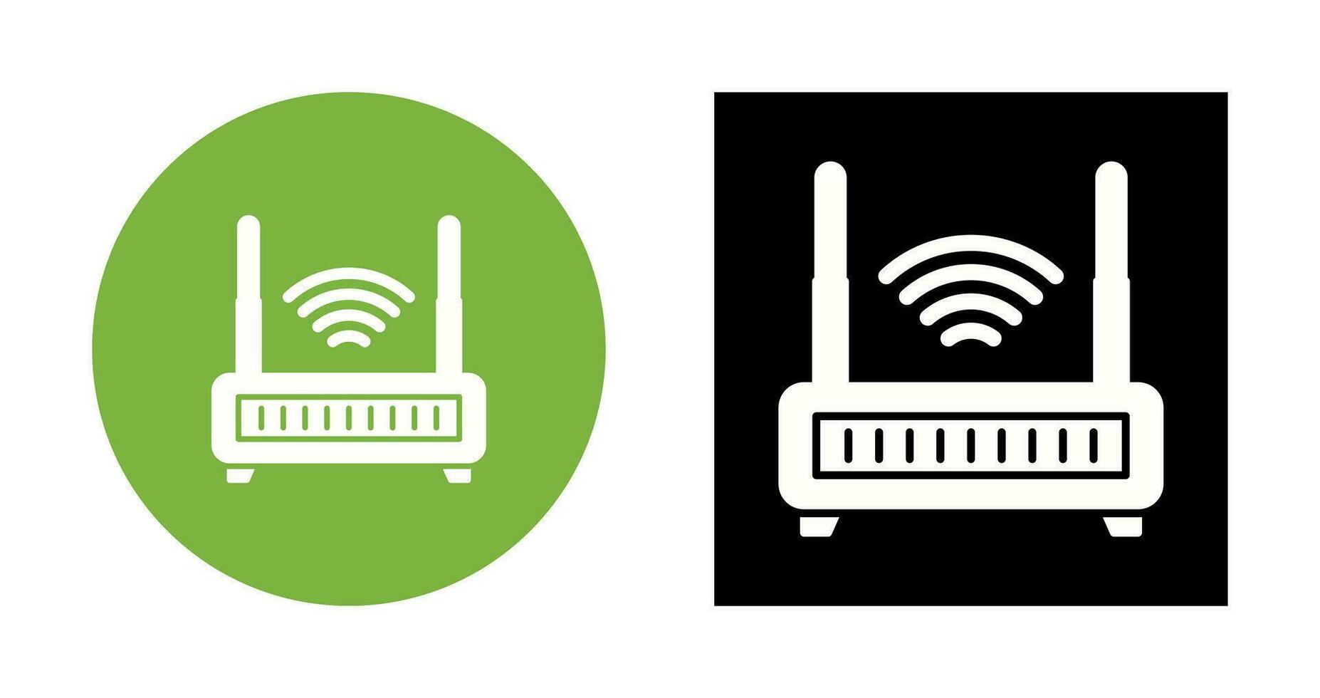 Wifi router vector icoon