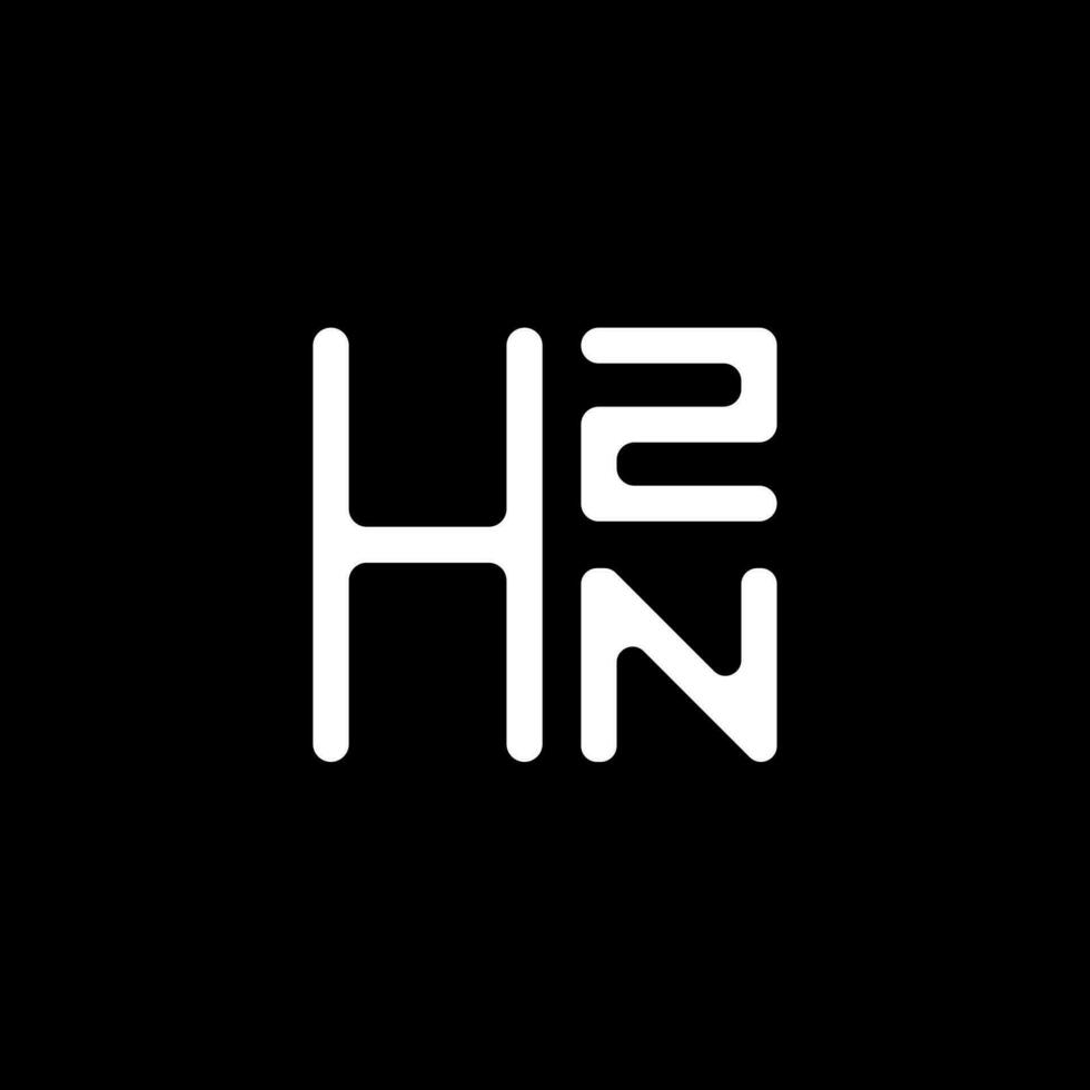 hzn brief logo vector ontwerp, hzn gemakkelijk en modern logo. hzn luxueus alfabet ontwerp