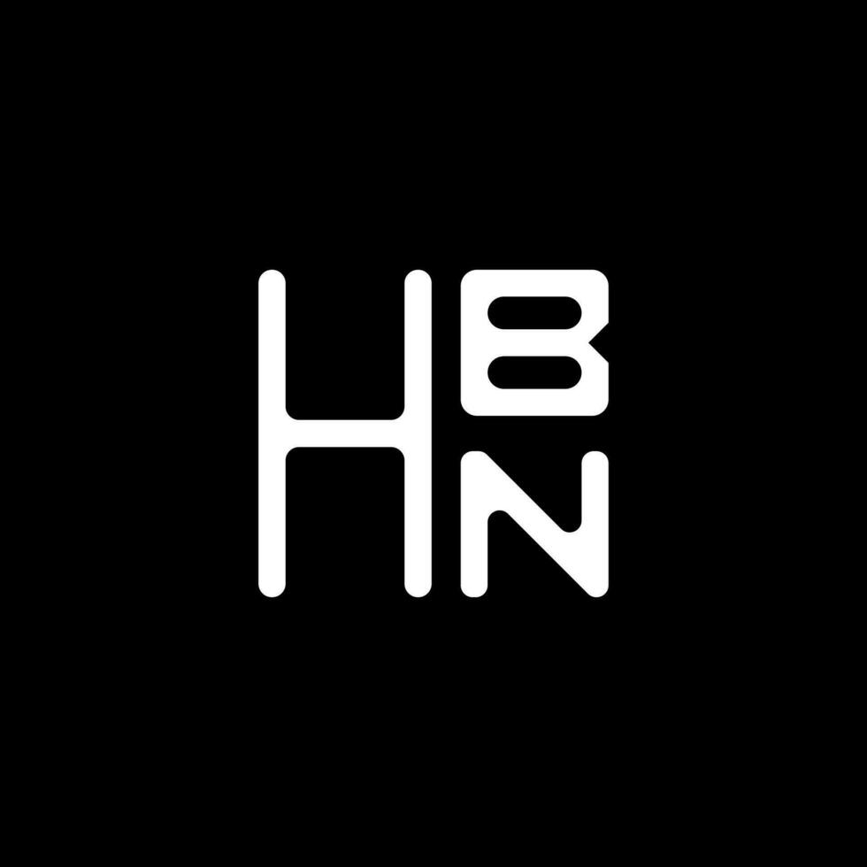 hbn brief logo vector ontwerp, hbn gemakkelijk en modern logo. hbn luxueus alfabet ontwerp