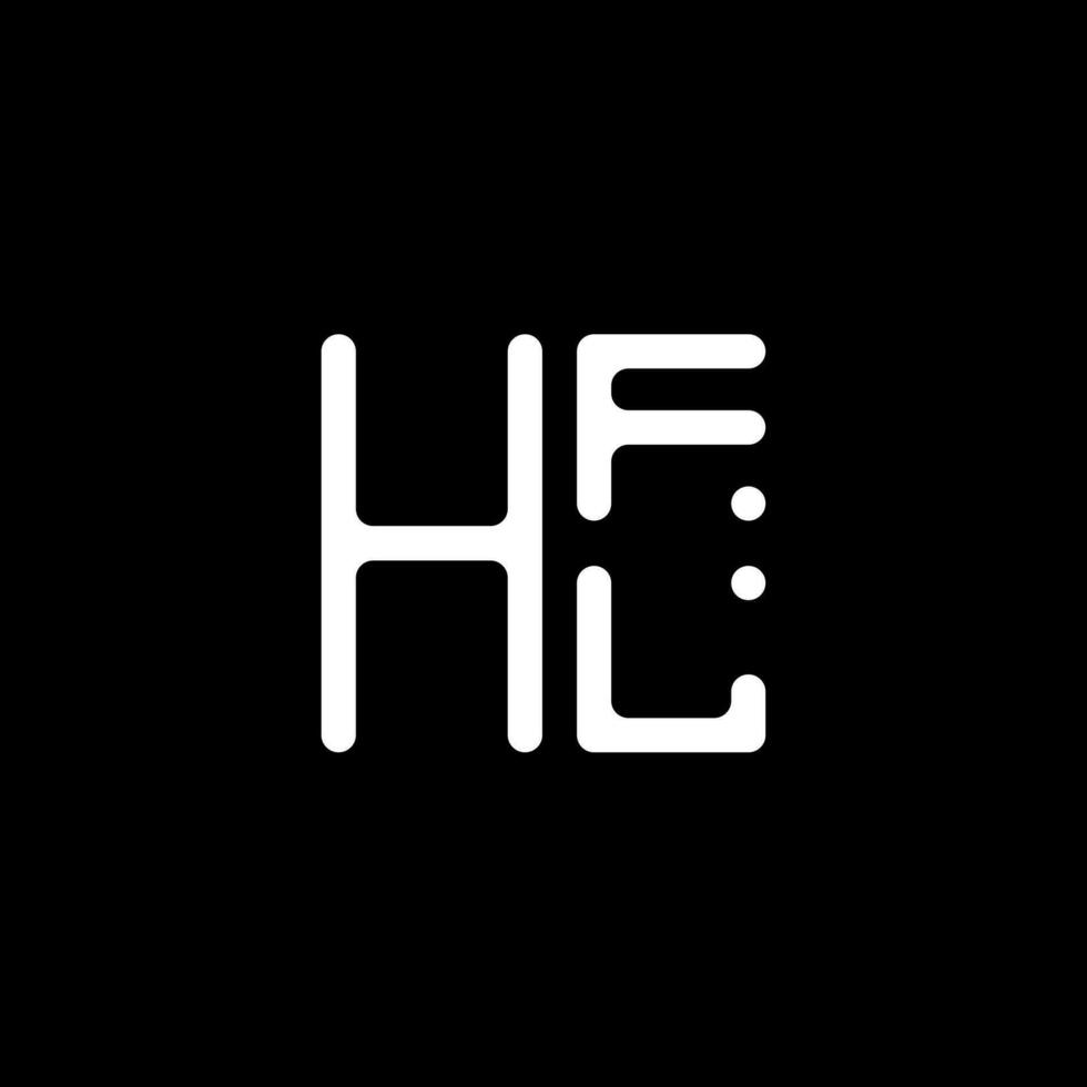 hfl brief logo vector ontwerp, hfl gemakkelijk en modern logo. hfl luxueus alfabet ontwerp