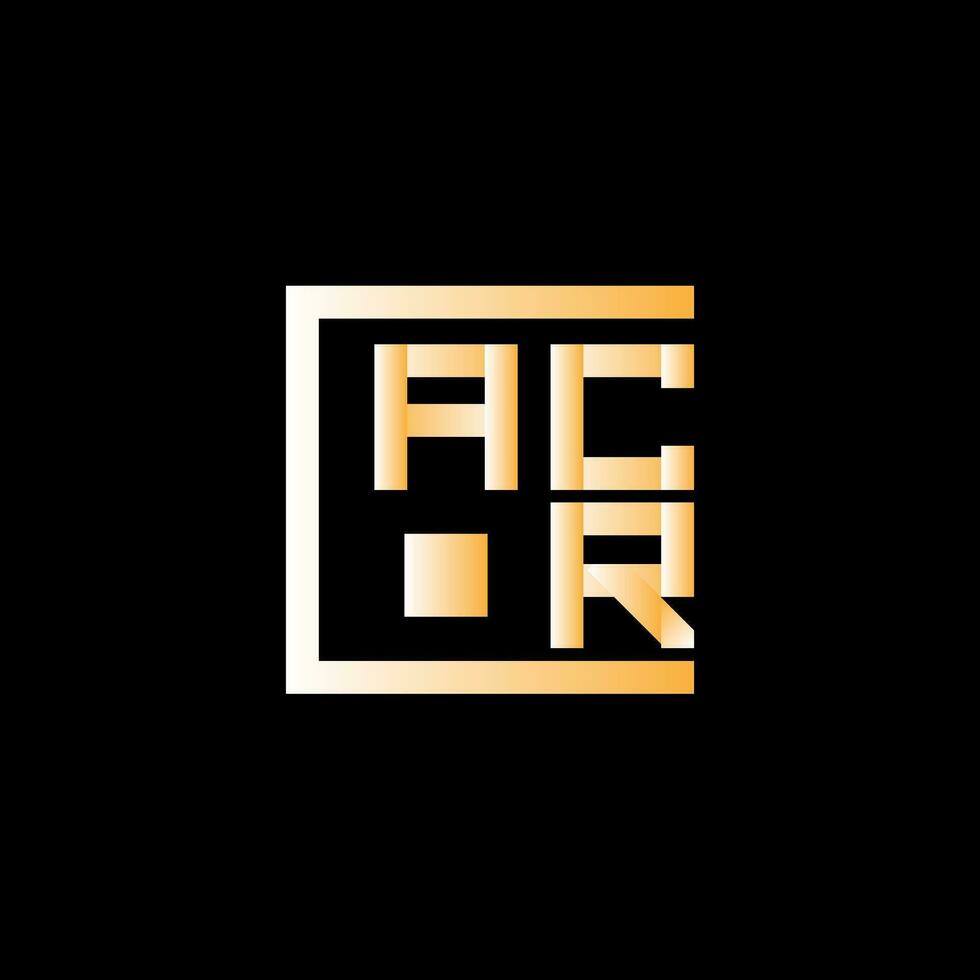 acr brief logo vector ontwerp, acr gemakkelijk en modern logo. acr luxueus alfabet ontwerp