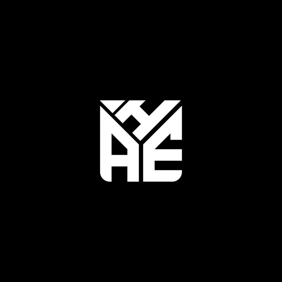 hae brief logo vector ontwerp, hae gemakkelijk en modern logo. hae luxueus alfabet ontwerp