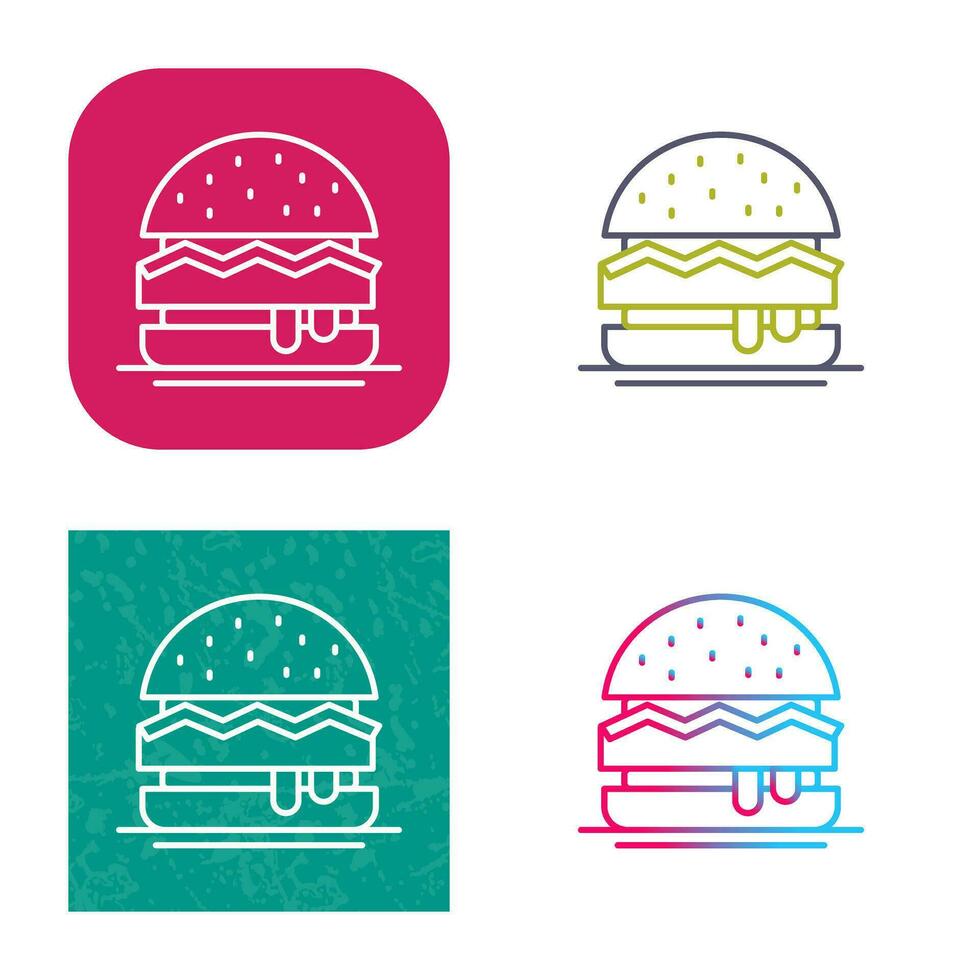 Hamburger vector icoon