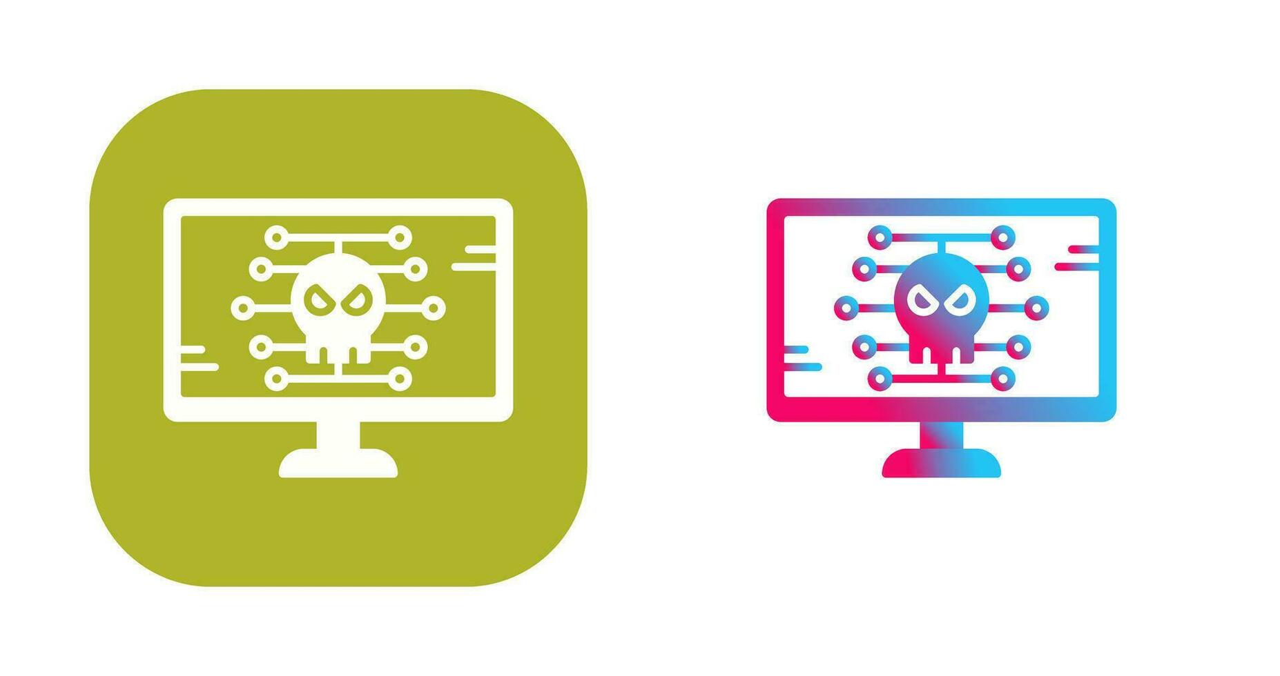 malware vector pictogram