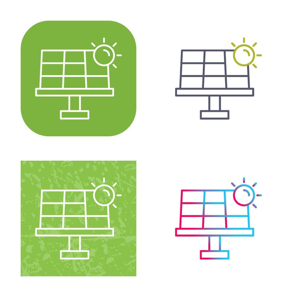 zonne-energie vector pictogram