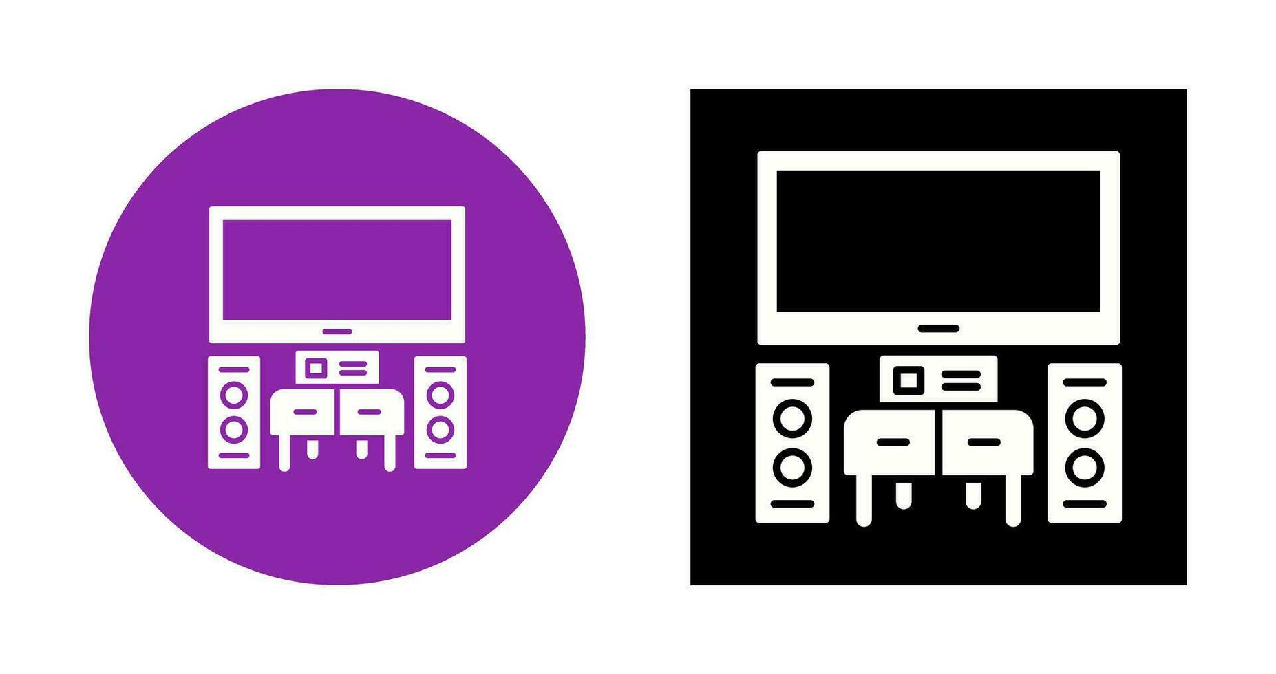 thuisbioscoop vector pictogram