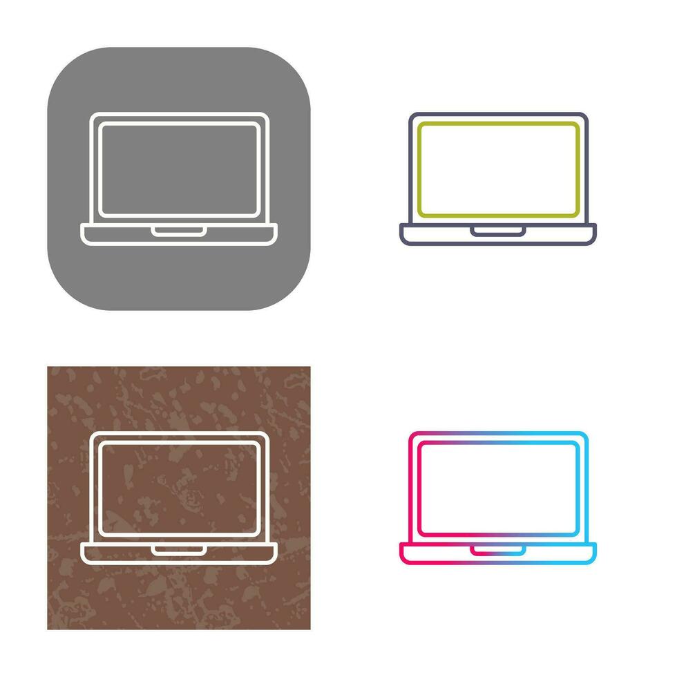 laptop vector pictogram