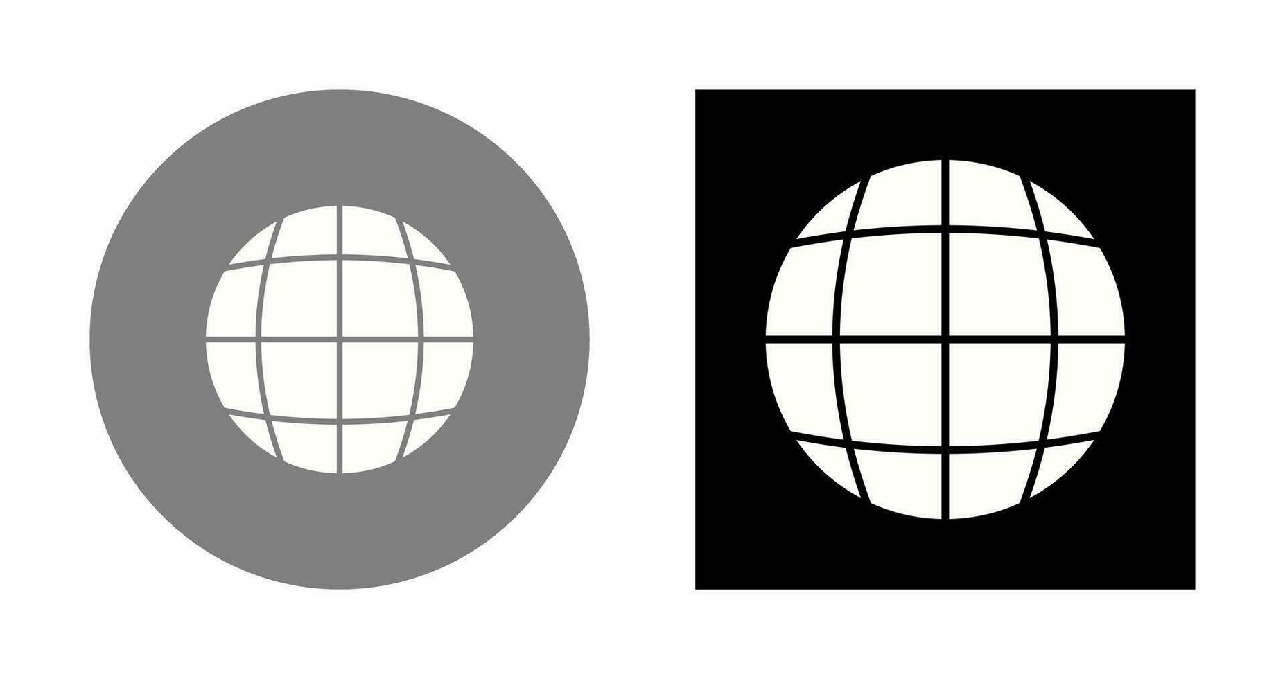 wereldbol vector pictogram