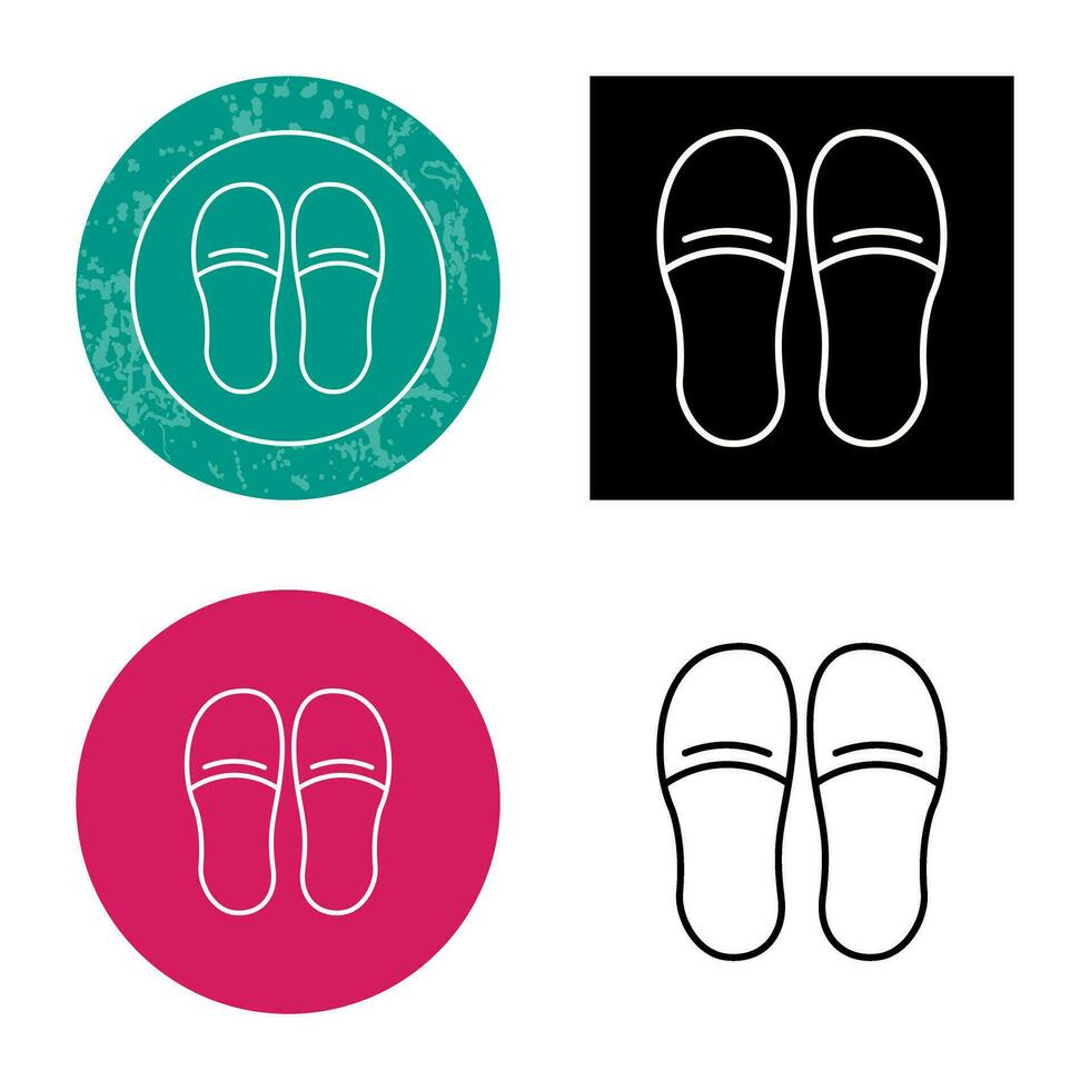 slippers vector icoon