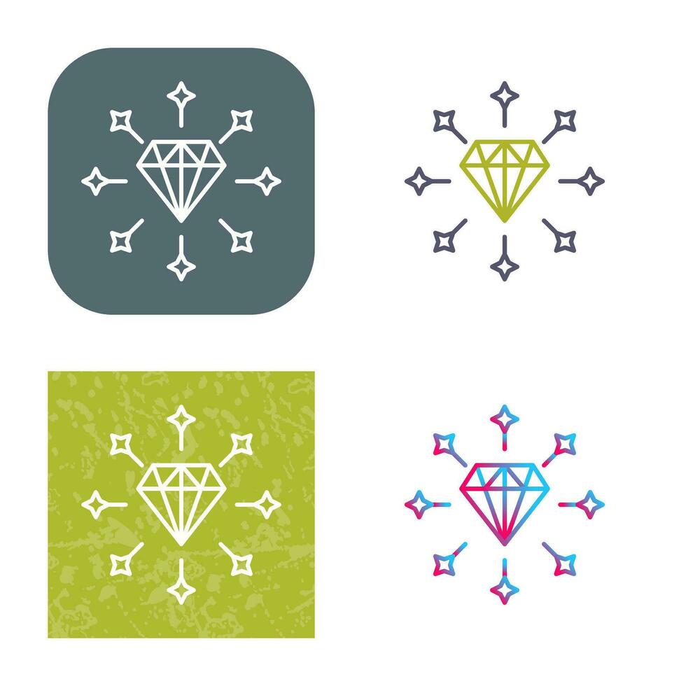 diamant vector pictogram