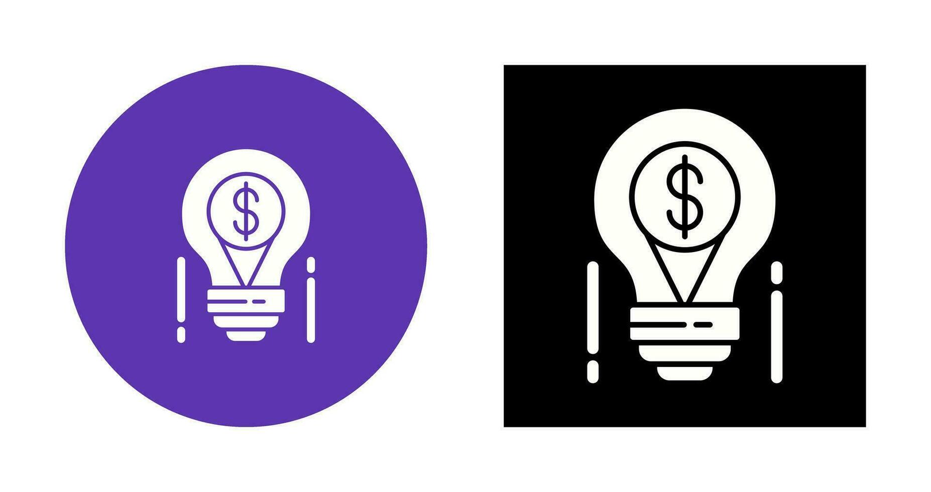 gloeilamp vector pictogram