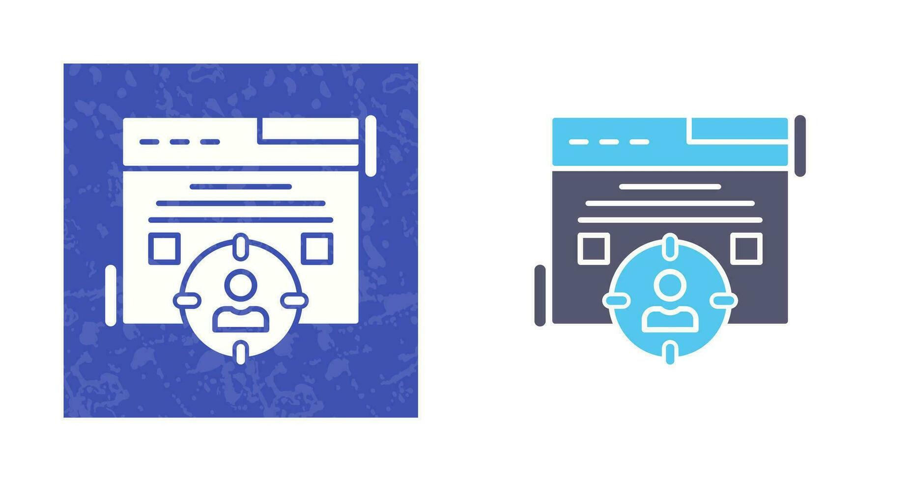 doelgroep vector pictogram