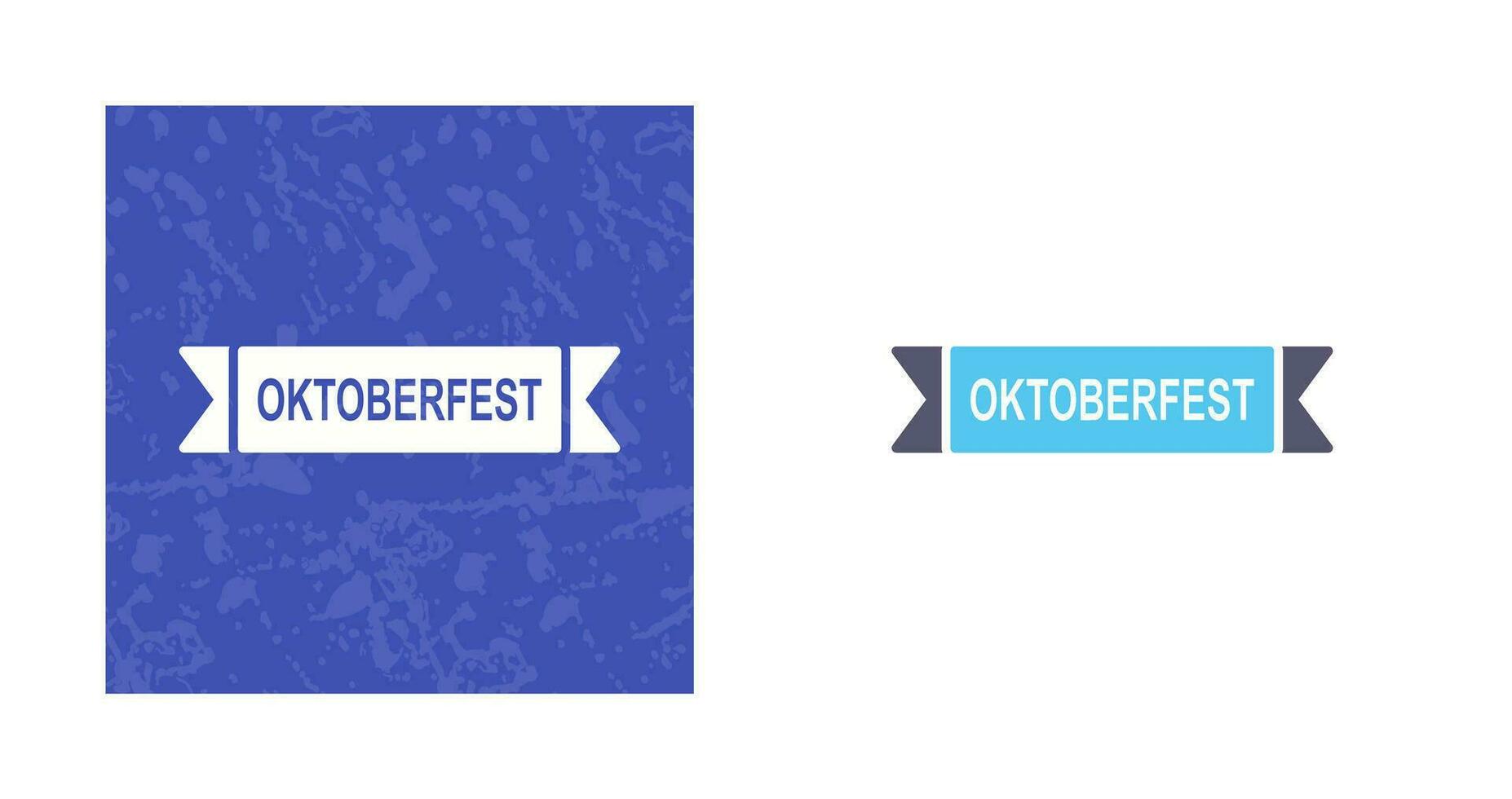 oktoberfeest banier vector icoon