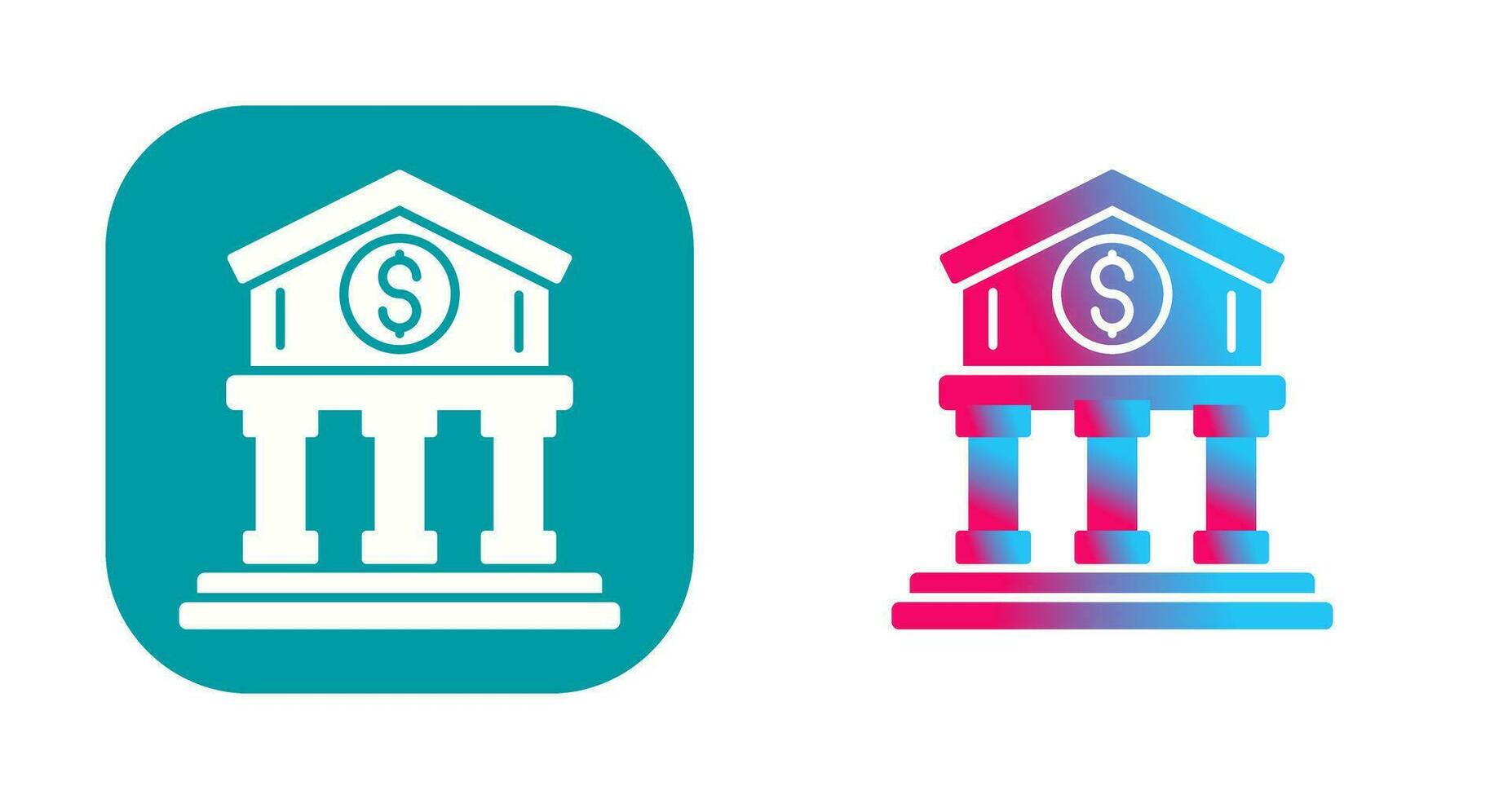 bank vector pictogram