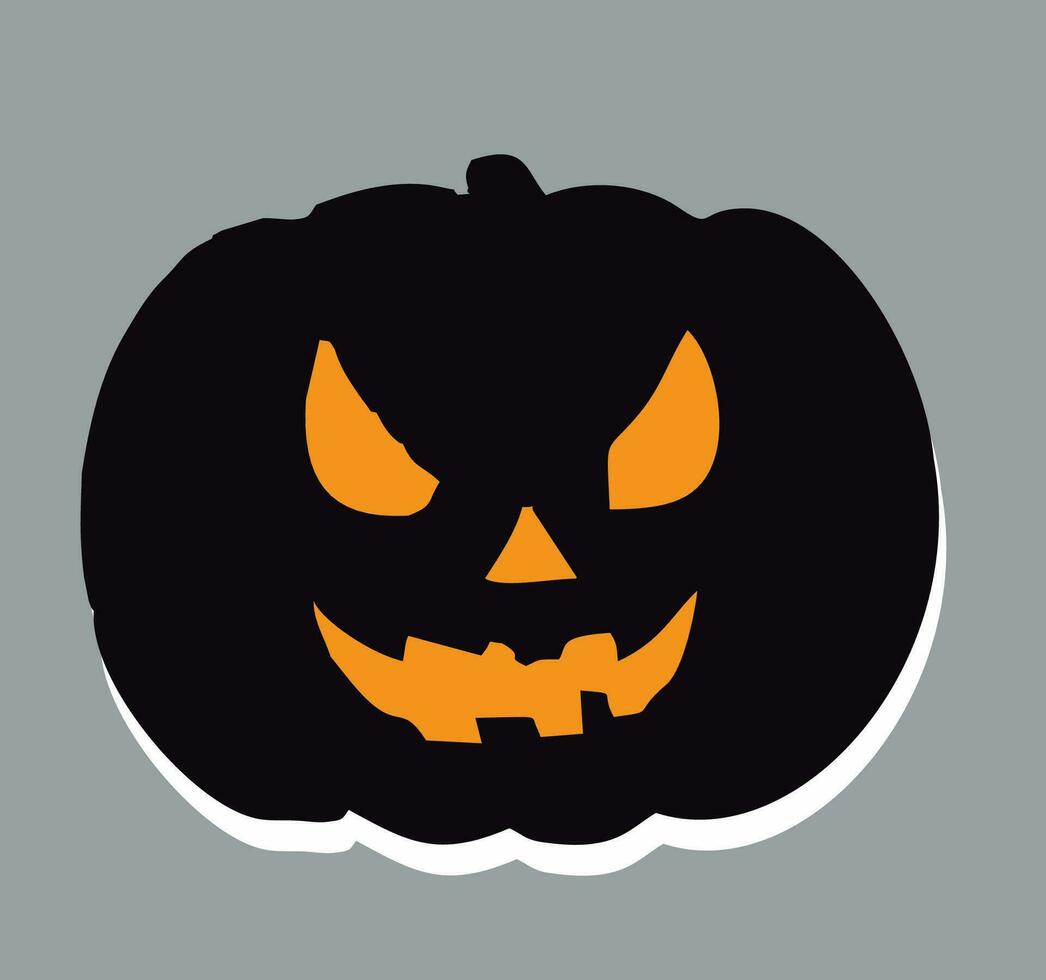 een gemakkelijk halloween decoratie vector