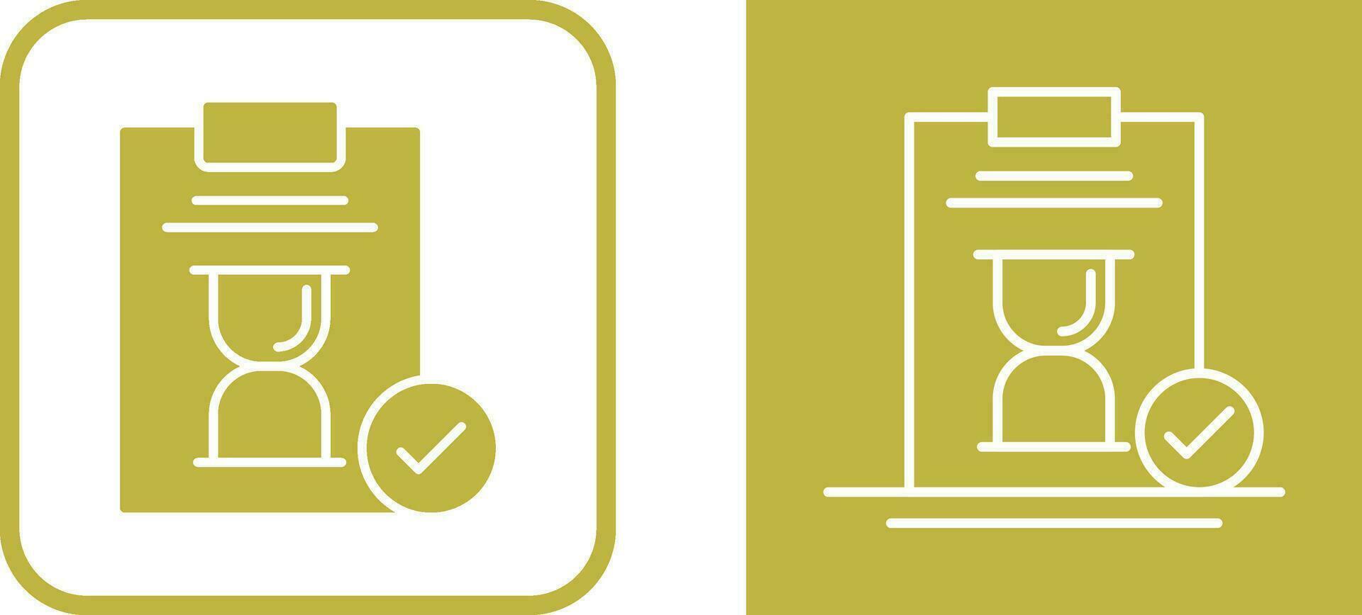 zandloper vector pictogram