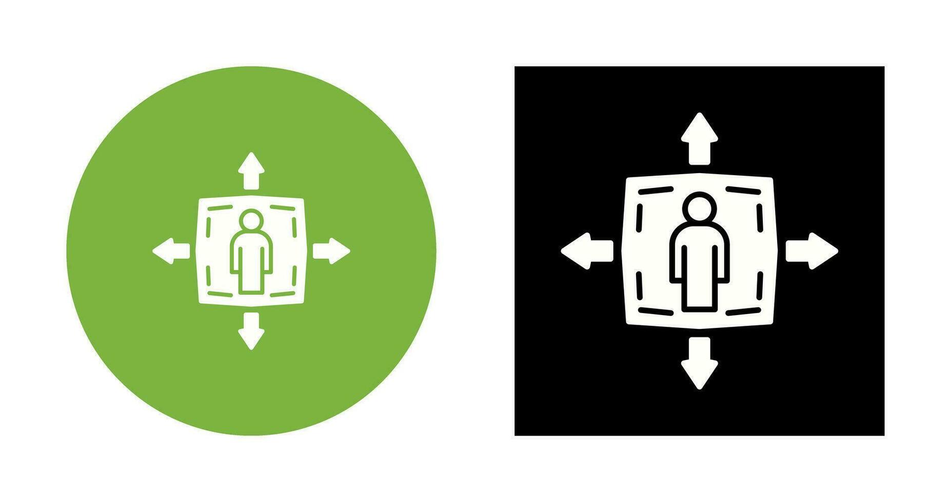 richting vector pictogram