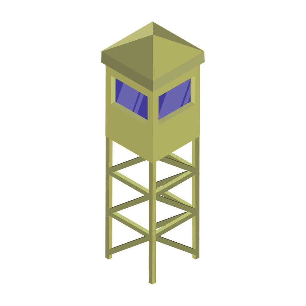 wacht- en uitkijktoren vector